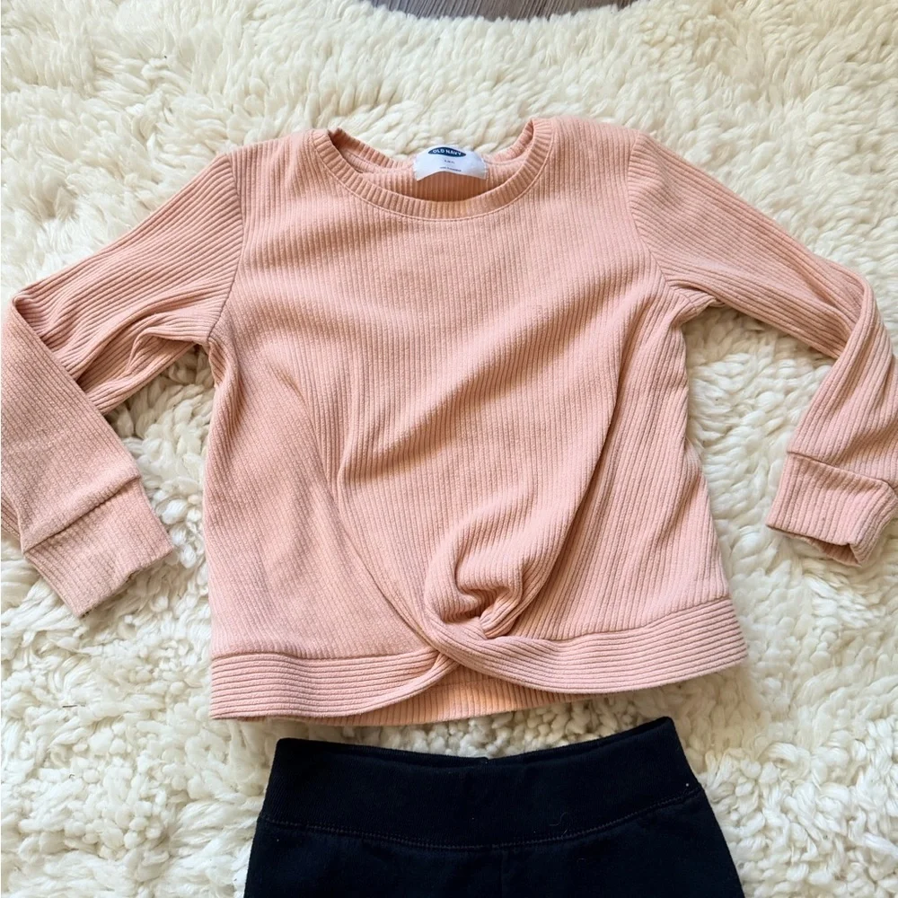 Old Navy Pink and Black Kids Matching Set